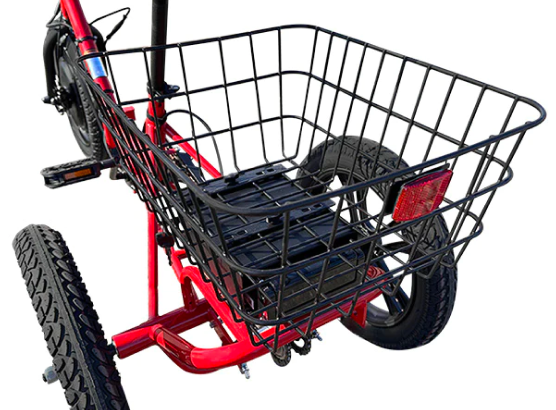Spacious and Sturdy Rear Basket