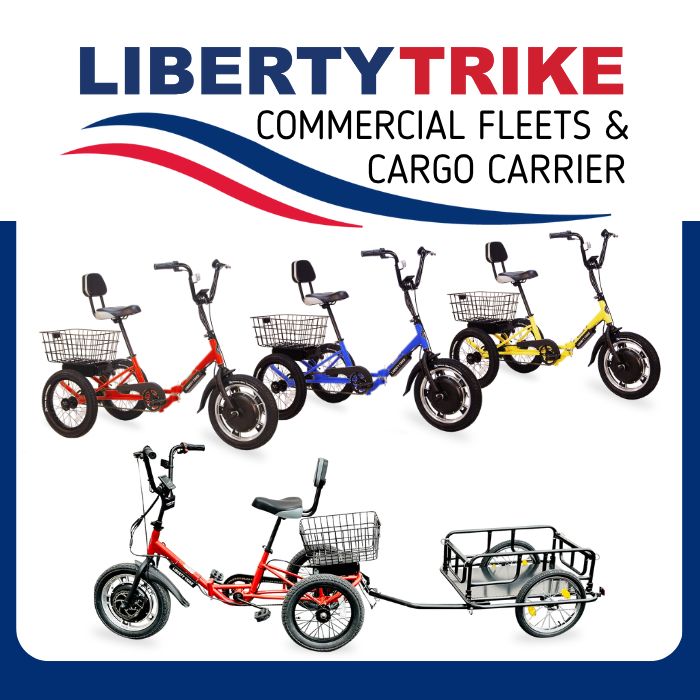 Liberty Trike Commercial Fleets and Cargo Carrier