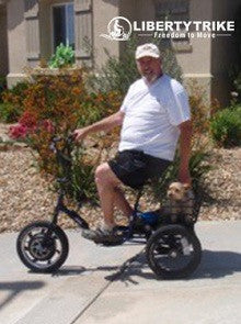 Mike enjoying his new Liberty Trike
