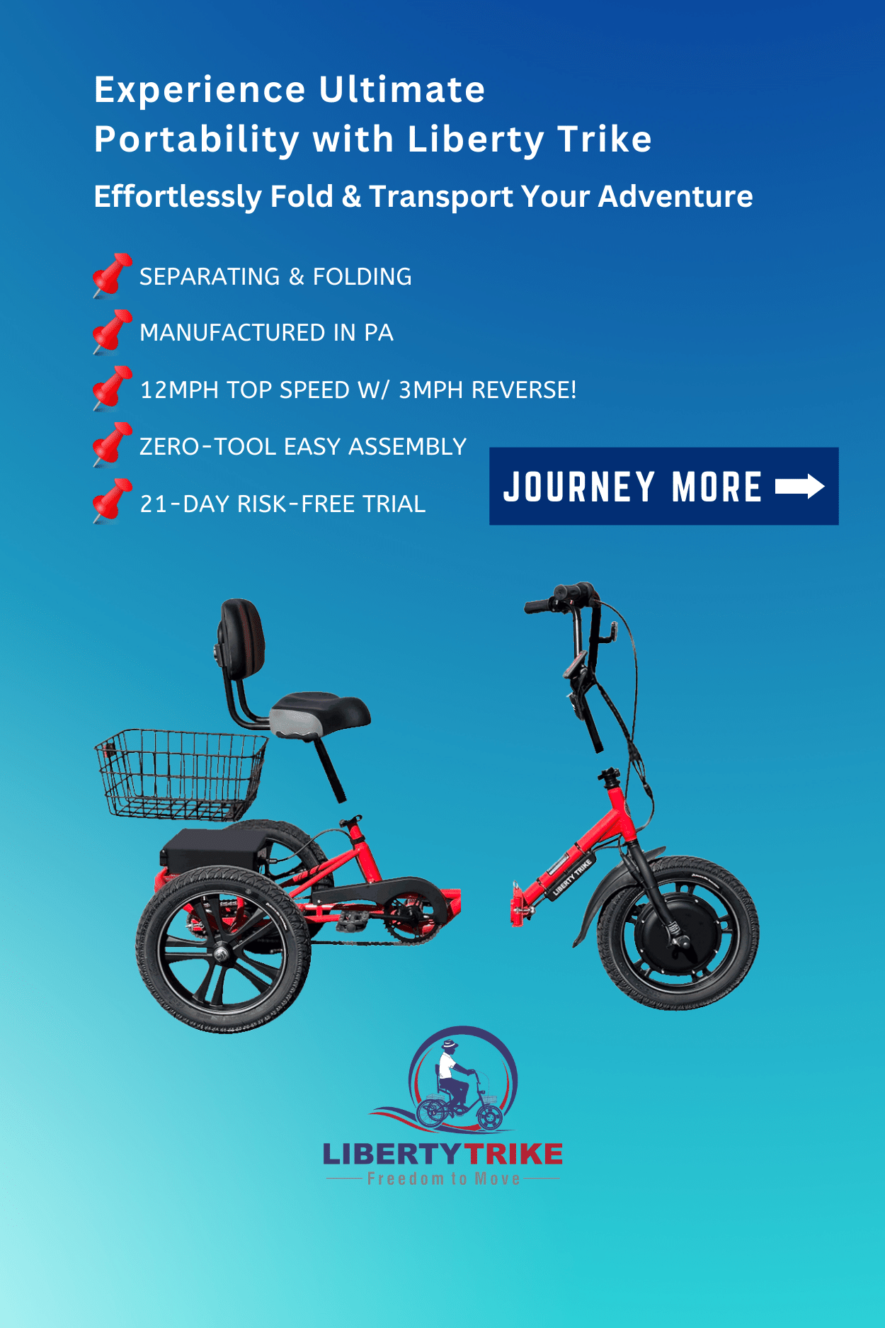 True bicycles fold and top go