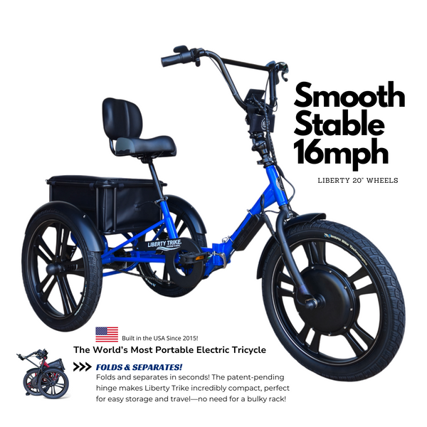 Electric Folding Mobility Tricycle – Liberty Trike 20