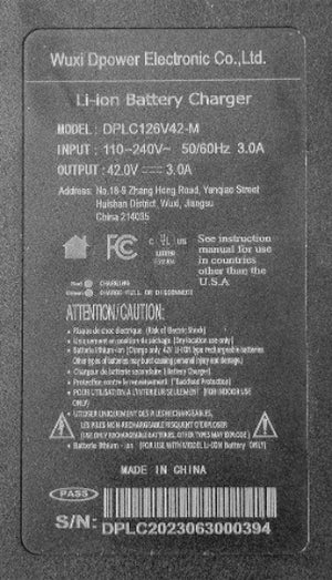 Pour Tricot Handbike Neodrives, Chargeur 36V 3A 4053846484677 Pour Tricot Handbike Neodrives, Chargeur 36V 3A 4053846484677