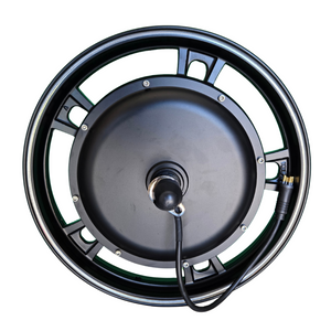 Liberty Trike front wheel motor replacement with disc rotor and cable connector 16" cable side