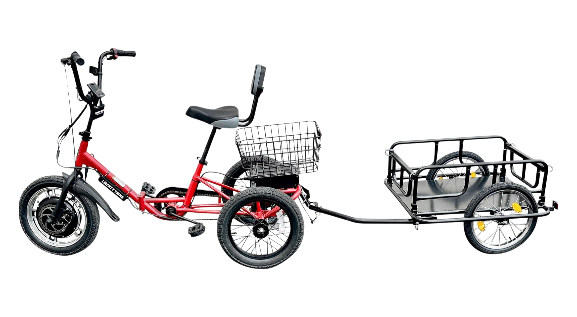Wheel Electric Bike Liberty E Trike Liberty Trike Cargo Trailer