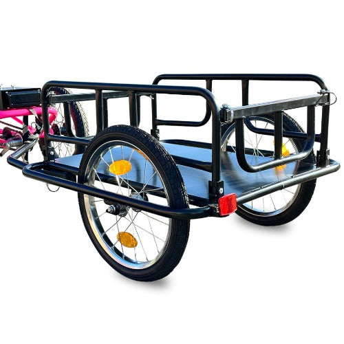 Liberty Trike Cargo Trailer's front and back panels will detach to allow for more cargo room